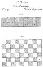 c. late 19th or early 20th century original antique american industrial solid creosoted yellow pine wood chicago street wood block pavers