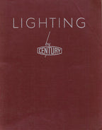 highly detailed all original c. 1937 century lighting inc lighting for theatres, motion pictures, photo studios catalog