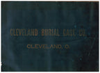 unusual and profusely illustraated early 20th century cleveland burial case company undertakers' product catalog featuring burial clothing, hardware and caskets