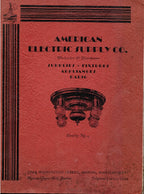 all original and highly informative american electric supply co. "supplies, fixtures, appliances" softbound catalog "no.4"