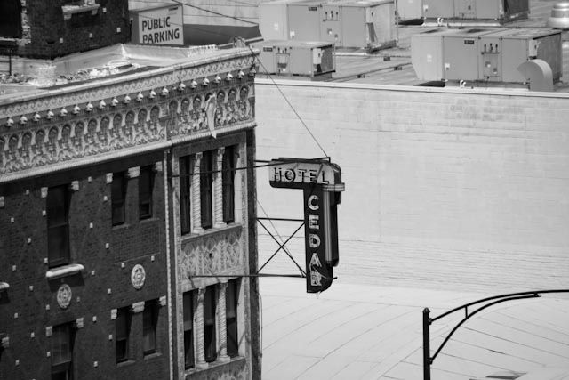 historically important original exterior chicago cedar hotel floral white glazed terra cotta façade block