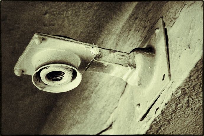 original early 20th century brass-plated bronze new york city interior subway station bare bulb pendant light fixture