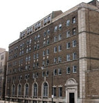 late 1920's american single-sided flush mount cast bronze "private" rothschild nurses' residence building lavatory door plaque