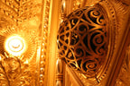 limited edition of a faithfully recreated cast plaster auditorium theater proscenium vault ventilation dome designed by louis sullivan