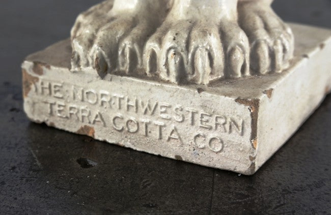 very rare c. 1880's original and unsent double-sided highly stylized heavy card stock early northwestern terra cotta company work order united states postal card