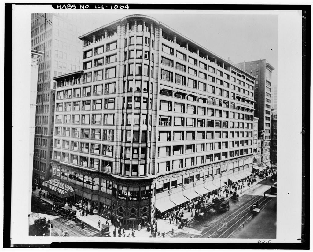 historically important late 19th or early 20th century original exterior white glazed terra cotta schlesinger & mayer department store building stringcourse panel