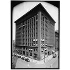original and intact louis sullivan-designed interior office door emblematic backplate and doorknob salvaged from the historically important wainwright building