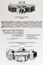 rare diminutive 19th century antique american industrial patented refinished cast iron city street utility access cover with intact sun-purple glass vault lenses
