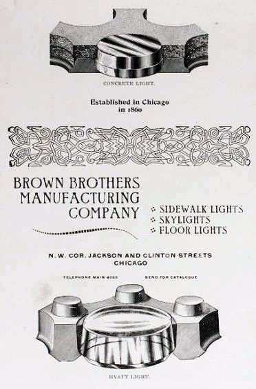 original late 19th century rare salvaged chicago refinished cast iron vault light panel with brown brothers glass rondels