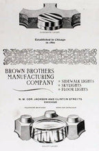 refinished diminutive post-chicago fire "brown brother" outdoor city of chicago flush mount sidewalk vault light panel fragment comprised of cast iron with six "nub" configuration