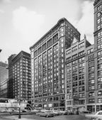 late 19th century original ornamental cast iron old colony building lobby elevator call box designed by holabird and roche