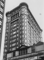 original holabird and roche-designed old colony buildng monogrammed interior office doorknob with laurel wreath border
