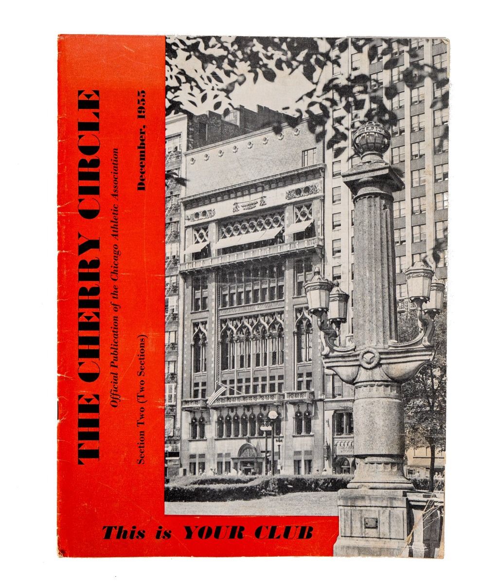 henry ives cobb-designed original 1893 carved mahogany wood panel from chicago athletic association building