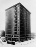 one of two matching rare louis sullivan-designed 1896 guaranty building lobby level cast bronze office door hardware
