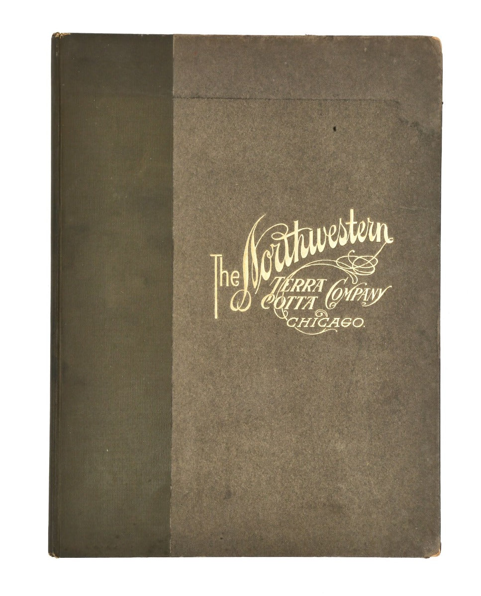 profusely illustrated 1910 northwestern terra cotta catalog with images of custom ornament executed for buildings across the country