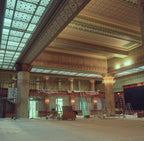 original 1893 museum-quality adler and sullivan chicago stock exchange trading room art glass skylight window