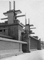 rare original c. 1914 documented frank lloyd wright-designed cast concrete midway gardens fragment with nicely aged patina