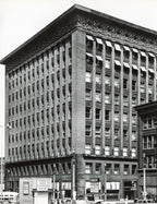 museum-quality louis sullivan-designed ornamental copper-plated cast iron wainwright building newel post