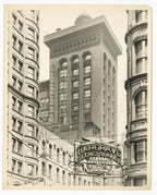 original 1892 louis h. sullivan-designed ornamental cast iron schiller building or garrick theater doorknob and backplate