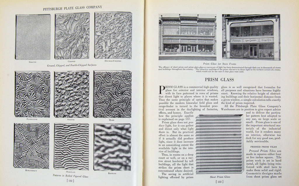 rare 1920s original hard to find pittsburgh plate glass company hardbound profusely illustrated product catalog