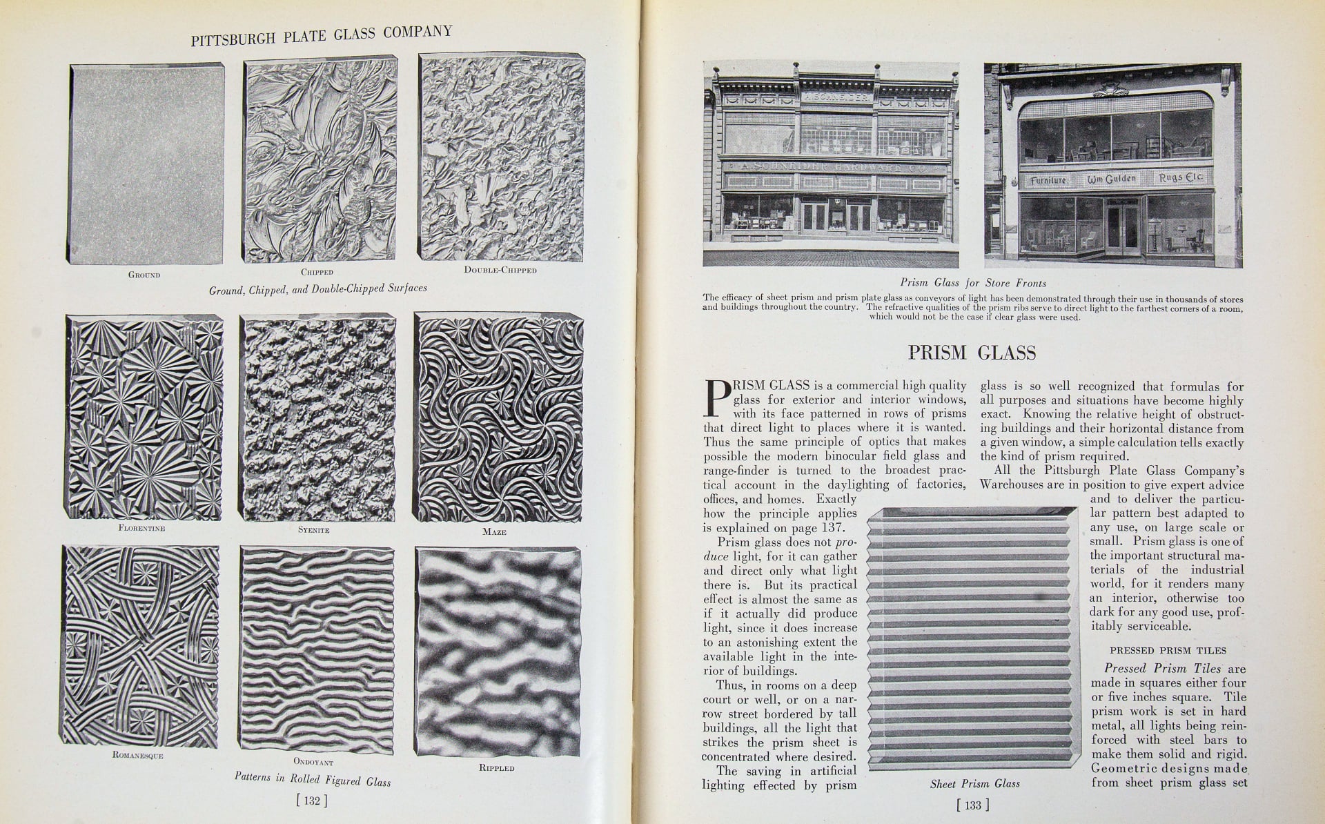 rare 1920s original hard to find pittsburgh plate glass company hardbound profusely illustrated product catalog