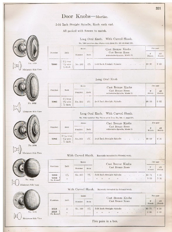 highly comprehensive original and intact c. 1922 sargent and company "locks and hardware" builders' hardware catalog