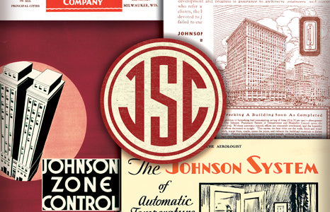 rare late 19th or early 20th century nickel-plated ornamental cast bronze wall-mount johnson interior residential mechanical thermostat cover with scale plate and glass thermometer