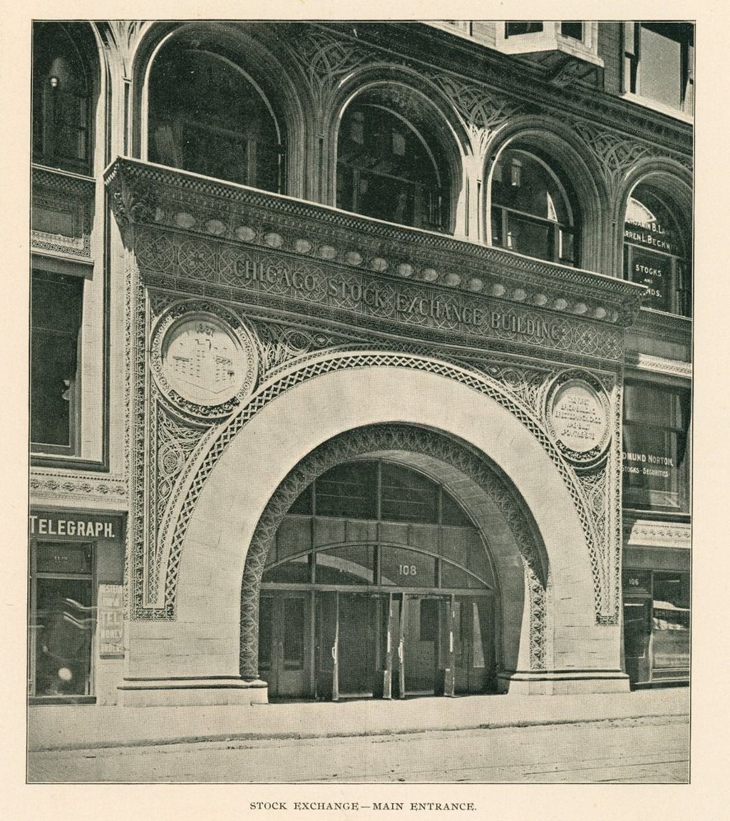 matching set of louis h. sullivan-designed ornamental cast iron chicago stock exchange window sash pulls