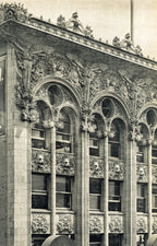 original ornamental cast bronze 1899 interior bayard-condict building office door hinged letters mail slot