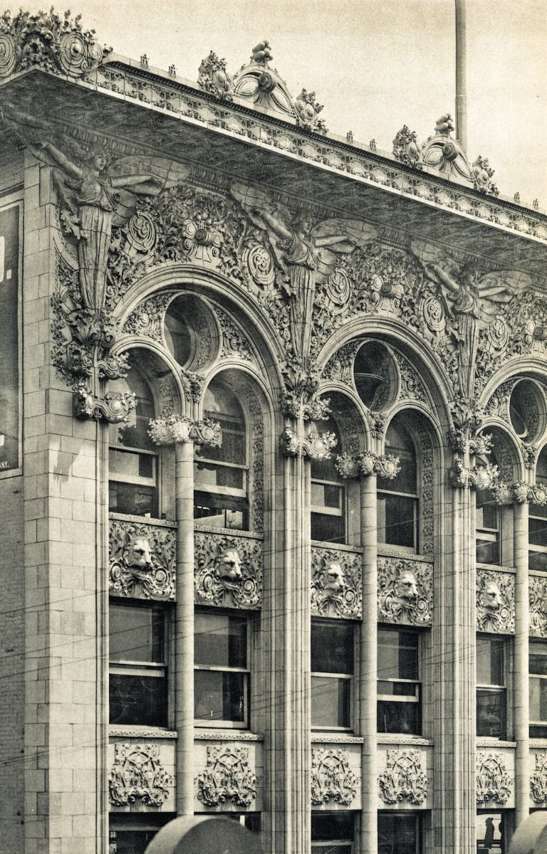 rare museum-quality 1898-99 cast bronze louis h. sullivan-designed bayard-condict building office door letters mailslot
