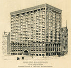 original museum-quality 19th century louis sullivan-designed ornamental cast iron chicago stock exchange utility or lavatory door hardware with bower-barff finish