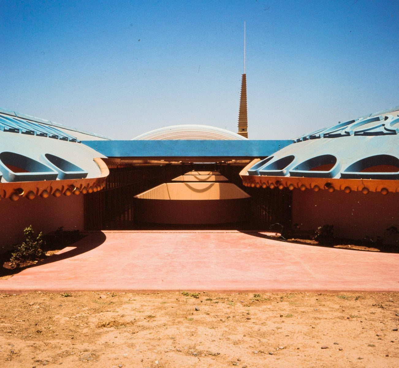 original 1962 dedication invite for frank lloyd wright's marin county civic center