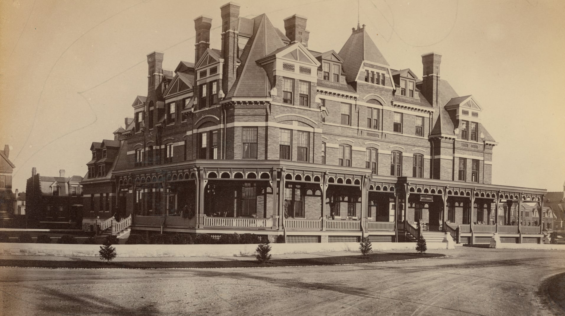 original 1881 pullman district hotel florence sterling silver waste bowl with lightly incised hotel name