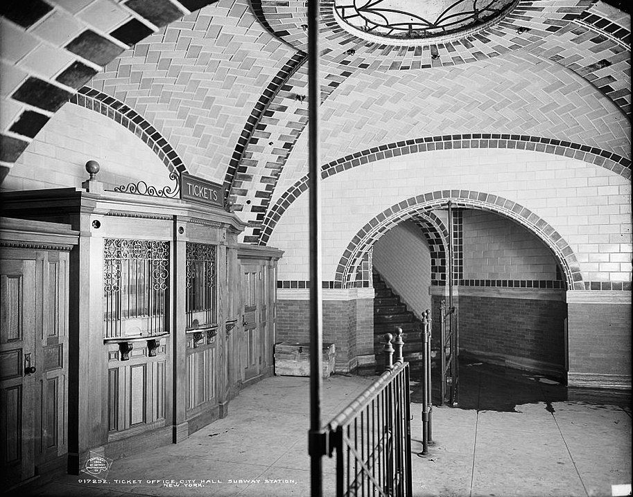 original c. 1930's highly sought after single-sided diminutive vitreous or porcelain enameled "not for exit" new york city subway station sign with bold black lettering