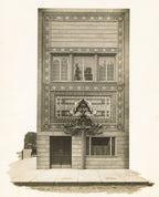 historically important louis h. sullivan-designed 1914 glazed terra cotta ornament salvaged from the home building association bank