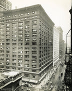 heavy cast bronze marquette building exterior mullion section replicated from original for restoration purposes