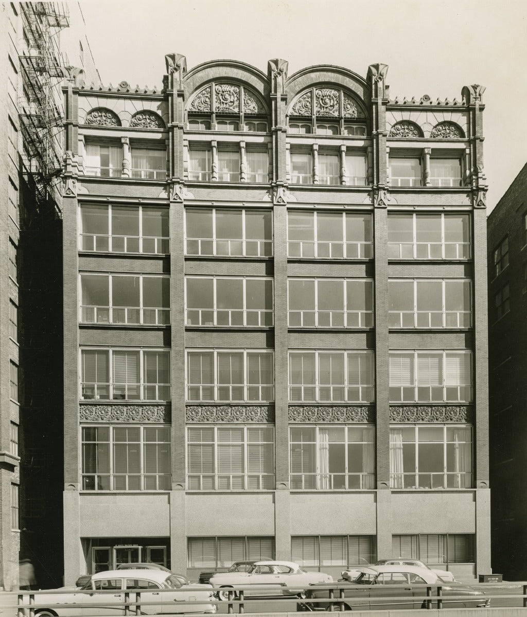 original adler and sullivan 1884 troescher building terra cotta fragment