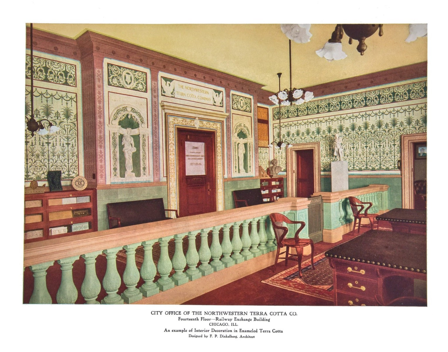 two matching museum-quality ornamental cast bronze exterior railway building exchange neoclassical style diminutive pilasters