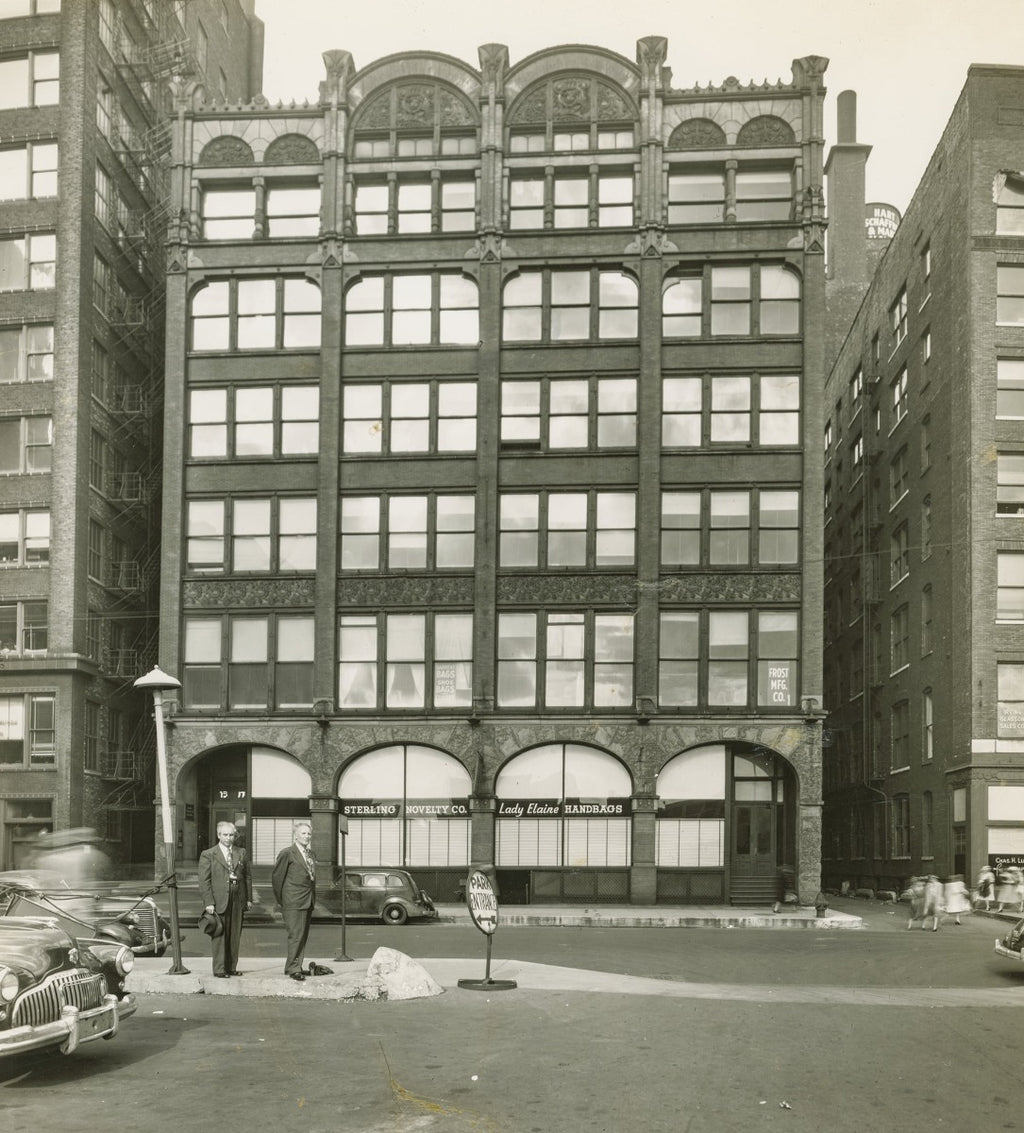original adler and sullivan 1884 troescher building terra cotta fragment