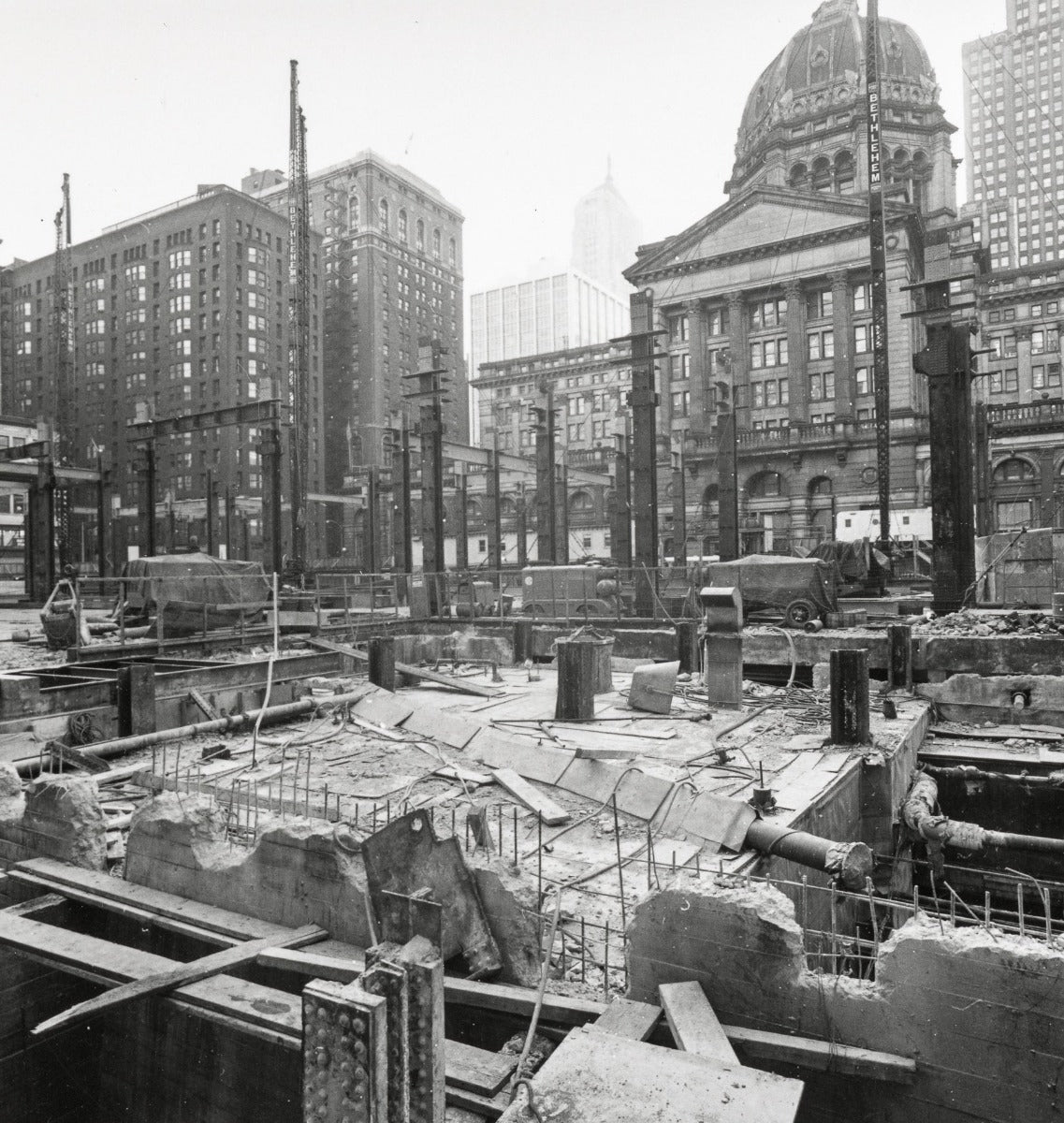 historically important henry ives cobb-designed custom hardware for chicago's federal building