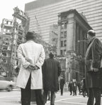 late 19th or early 20th century museum quality ornamental cast iron chicago federal building interior panel with spread-winged eagle