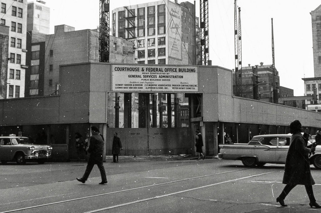 historically important henry ives cobb-designed custom hardware for chicago's federal building