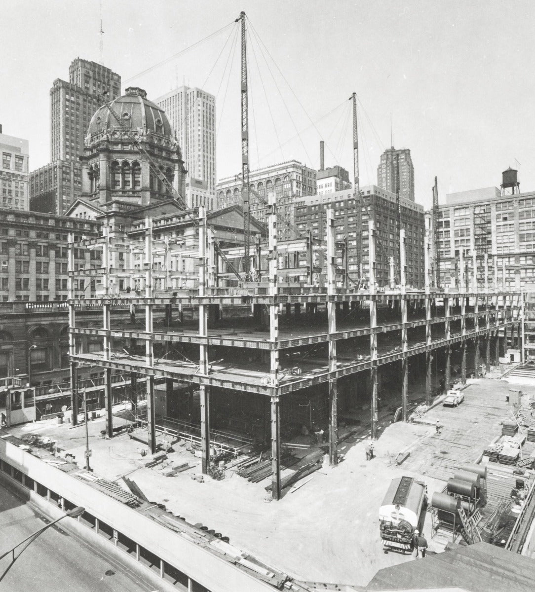 historically important henry ives cobb-designed custom hardware for chicago's federal building