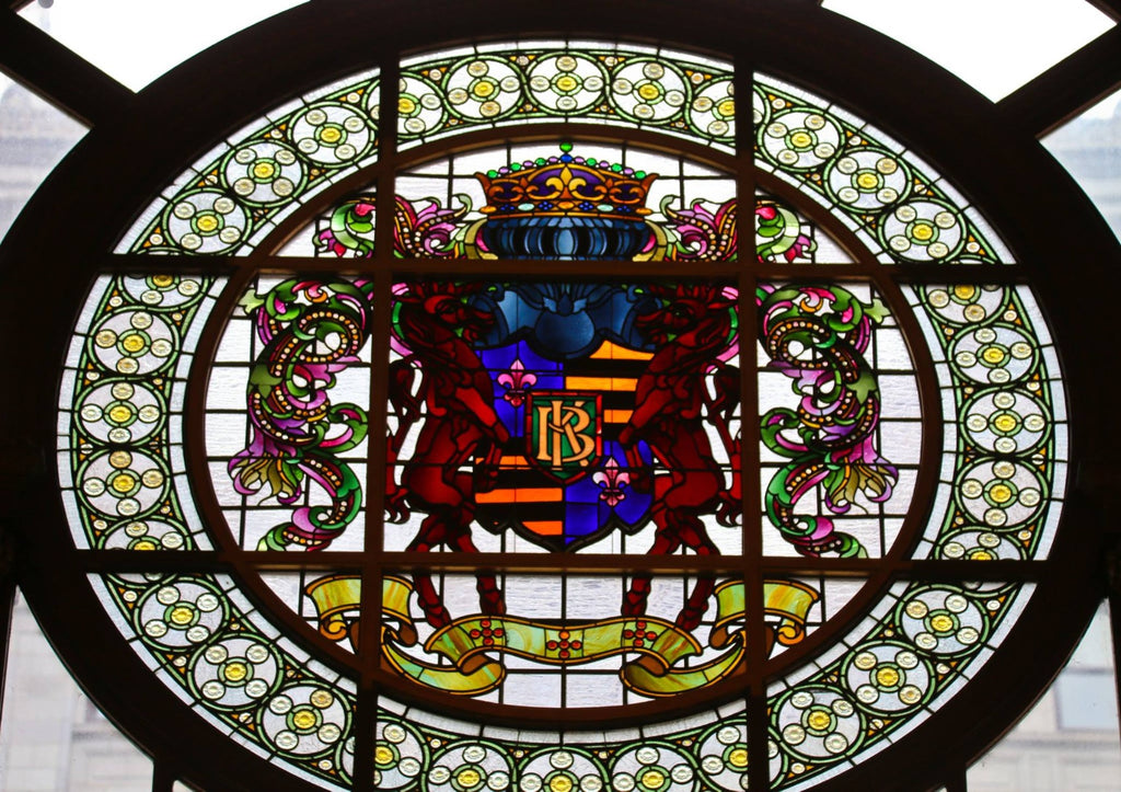 original cast bronze rapp and rapp chicago theater interior office door backplates and matching doorknobs with nicely aged patina