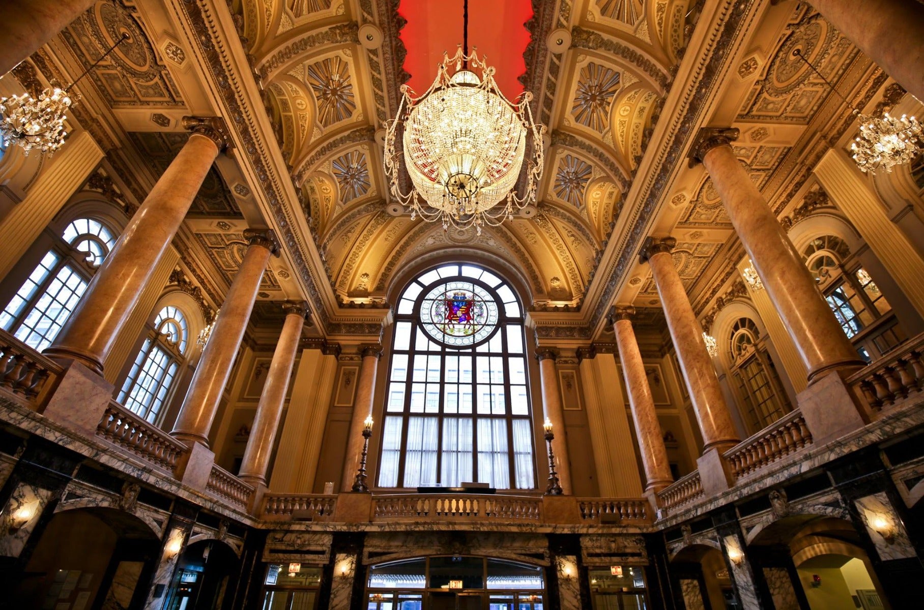 original cast bronze rapp and rapp chicago theater interior office door backplates and matching doorknobs with nicely aged patina
