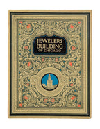 rare 1927 original profusely illustrated and brightly colored jewelers building dedication booklet