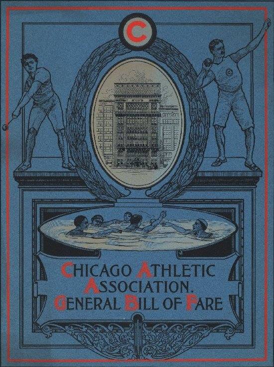 early 20th century museum-quality chicago athletic association building polychrome stenciled fragment with allover crazed finish