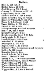richly colored c. 1840-1855 original and intact antique american conway "mineral waters" open-pontiled cornflower blue glass bottle with crudely applied blob top