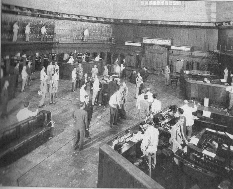 original late 1920's american art deco style cast bronze los angeles stock exchange building interior elevator car push button backplate