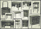 single c. 1930's antique american industrial depression era patented witike-designed simmons highboy pressed and folded steel refinished dresser